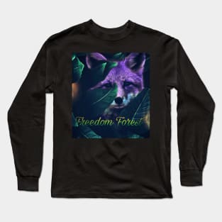 Freedom Forest Fox Long Sleeve T-Shirt